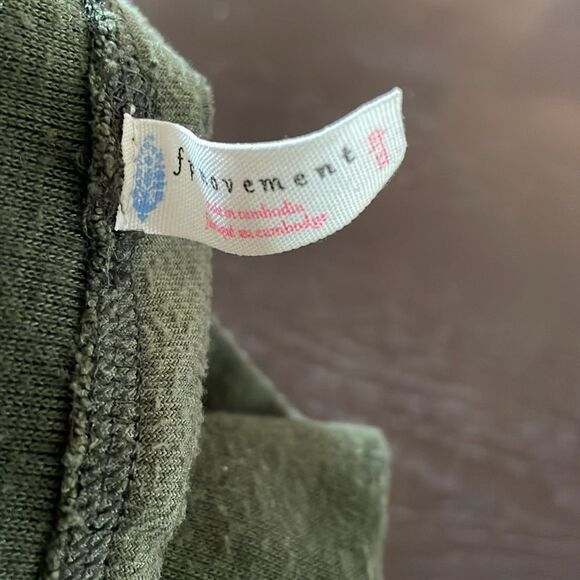 Free People Movement Green Velour Jogger Pants Womens XS - Picture 12 of 12